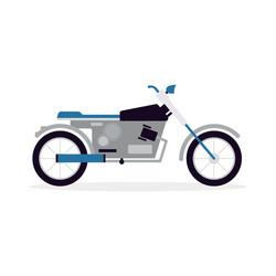 cartoon icon modern motorcycle or motorbike vector