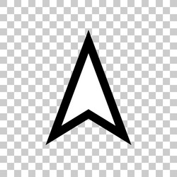mouse cursor or computer pointer vector image