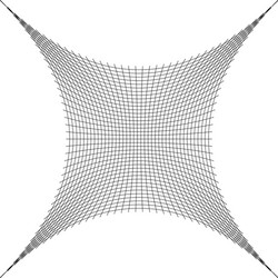 grid mesh lattice grating with distort deform vector image