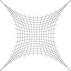 grid mesh lattice grating with distort deform vector image