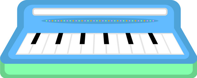 Isolated keyboard toy icon vector