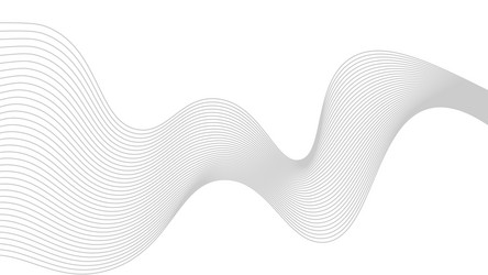 abstract wavy line background pattern vector image