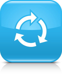 Circular Refresh Icon - Reload, Repeat, Rotate vector image