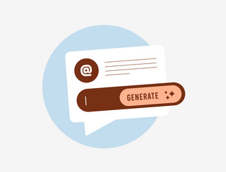 ai email automation tools for writing vector image