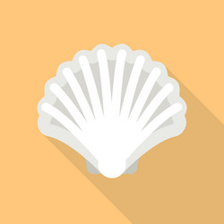 Cartoon seashell icon Royalty Free Vector Image