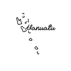 Vanuatu Map Outline Vector Images (over 100)