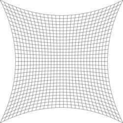 grid mesh lattice grating with distort deform vector image