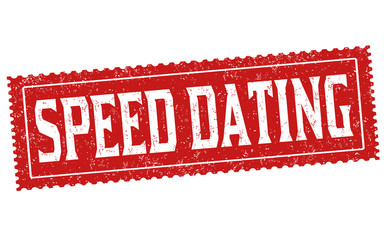 speed dating grunge rubber stamp vector