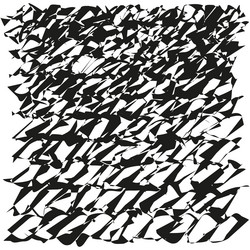 scribbled stripe texture chaotic line abstract vector image