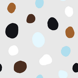 seamless polka dots pattern abstract background vector image