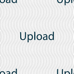 upload sign icon load symbol seamless pattern vector image