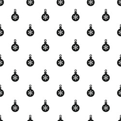 Ball for the christmas tree pattern simple style vector