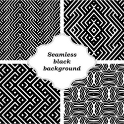 mono line backgrounds with simple patterns vector image