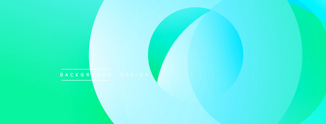 abstract background with overlapping circles vector image
