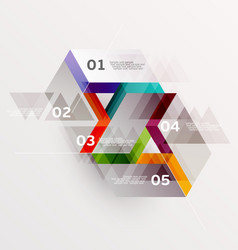 abstract colorful background vector image