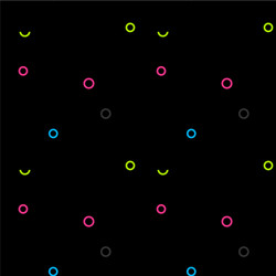 empty circles seamless pattern vector image