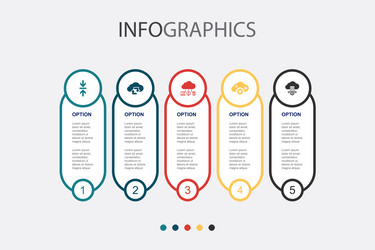 Cloud Sync & Data Compression vector image