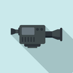 tv digital camera icon flat style vector