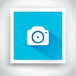 icon of camera for web and mobile applications vector