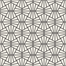 seamless pattern repeating geometric elements vector image