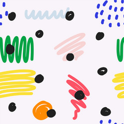 Abstract Scribble Pattern vector image