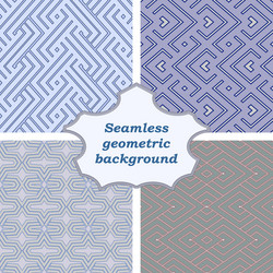 mono line backgrounds with simple patterns vector image