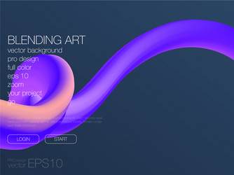 abstract blend background template for web site vector image