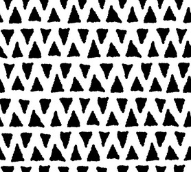 seamless pattern with ink hand drawn shapes vector image