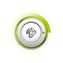 phone button call support idea vector image