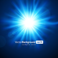 Dynamic Light Burst Background vector image