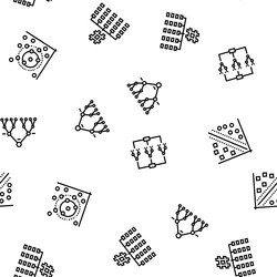 algorithm data technology ai seamless pattern vector image