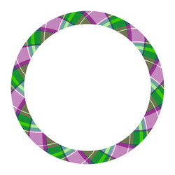 circle borders and frames round border pattern vector image