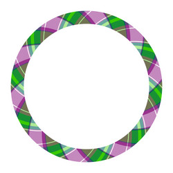 Circle borders and frames round border pattern vector