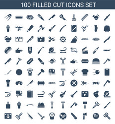 12 cut icons Royalty Free Vector Image - VectorStock