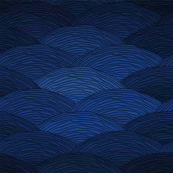 Seamless pattern with abstract waves texture vector