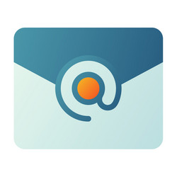 email internet message mail single isolated icon vector image
