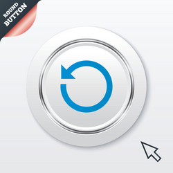 repeat icon refresh symbol loop sign vector image