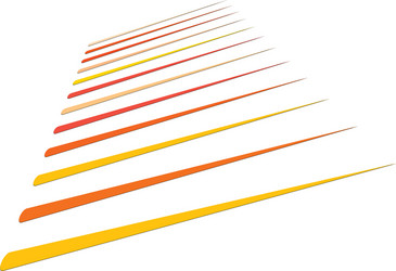 3d lines pattern in perspective oblique slanting vector image