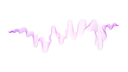 abstract backdrop with wave gradient lines vector image