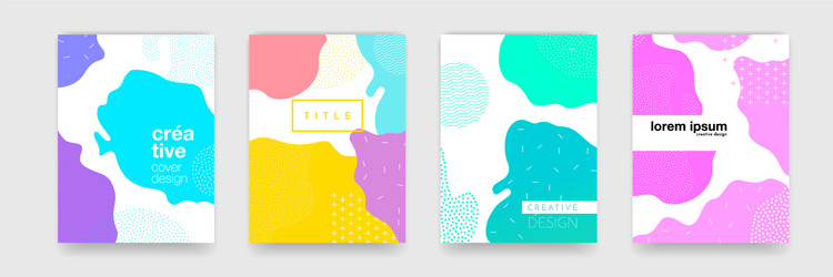 wavy color gradient pattern on white background vector image