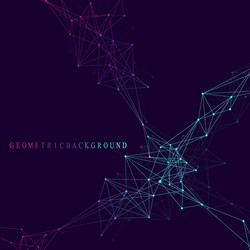 global network connection and big data vector image