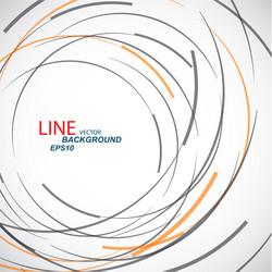 abstract color line and circle background vector image