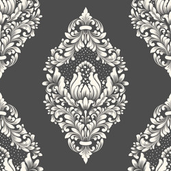damask seamless pattern element classical vector image