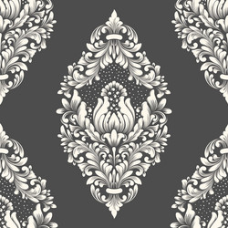 Damask seamless pattern element classical vector