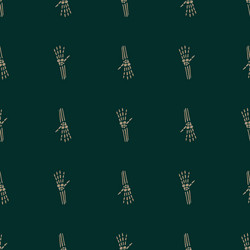 minimalistic scary seamless pattern with simple vector image