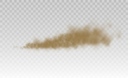Realistic Dust Cloud Royalty Free Vector Image
