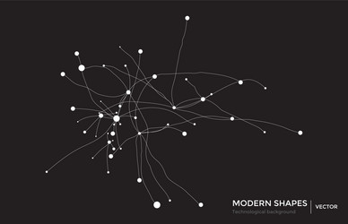 abstract circuit networking blockchain vector image