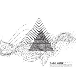 Tech Stream Fragment vector image