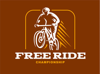 vintage and modern biking logo badges Vector Image