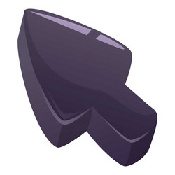 3d cursor pointing up right in isometric view vector image